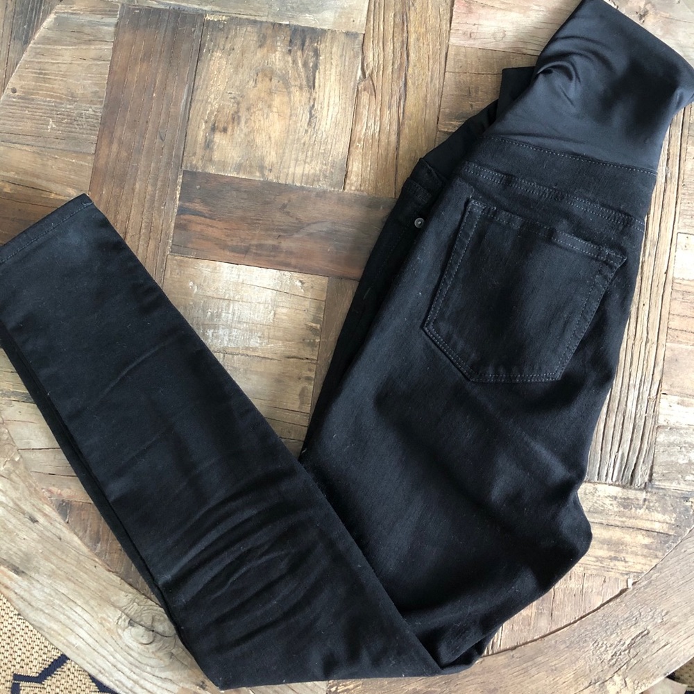 LOFT Maternity Jeans Black
